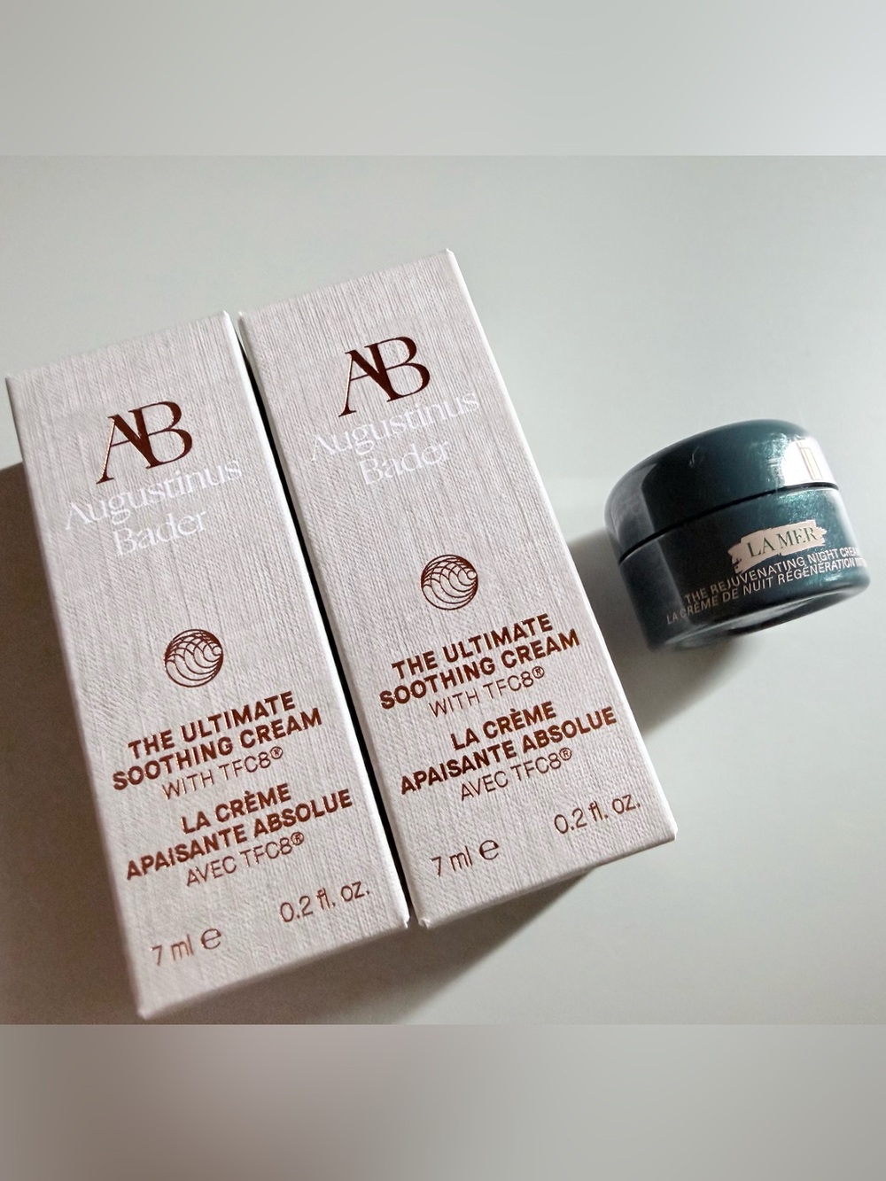 La Mer Night Cream & Augustinus Bader Ultimate Soothing Cream